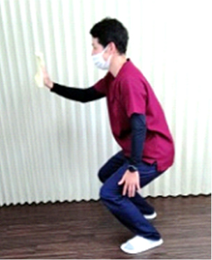 窓ふきスクワット2